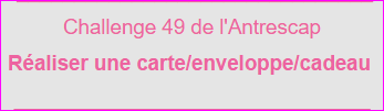 Carte enveloppe Joyeux Noël