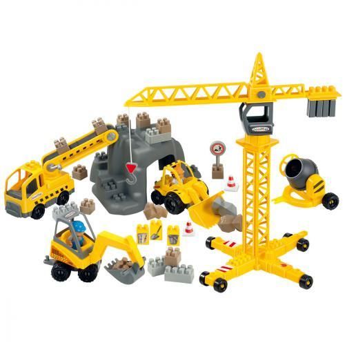 GRUE JAUNE EN CONSTRUCTION