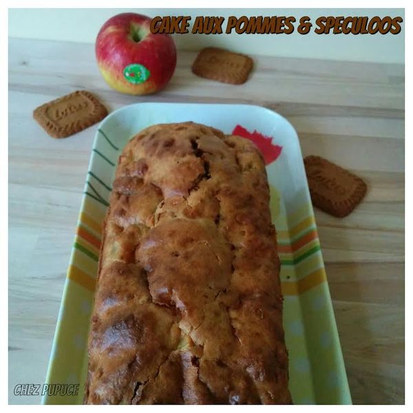 Cake aux pommes & speculoos