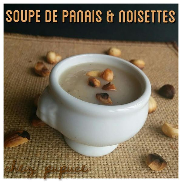 Soupe de panais & noisettes