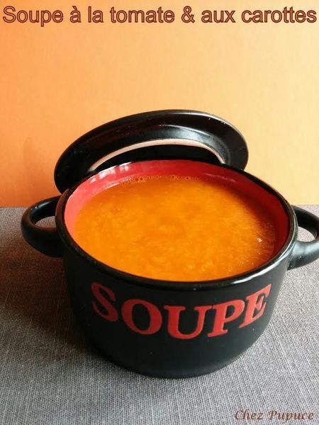 Soupe à la tomate & aux carottes