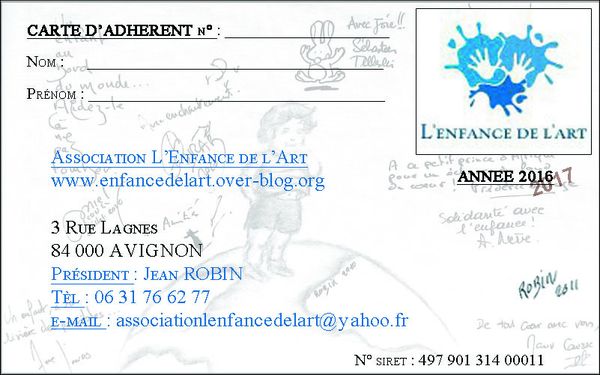 Carte d'adherent