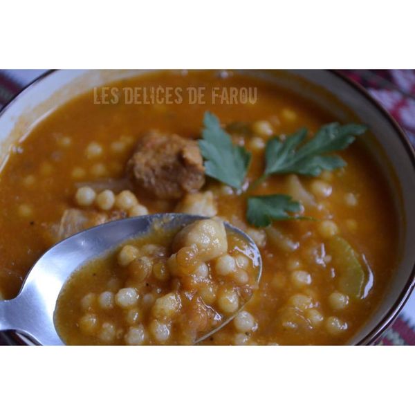 Berkoukes aux légumes ou Avazine