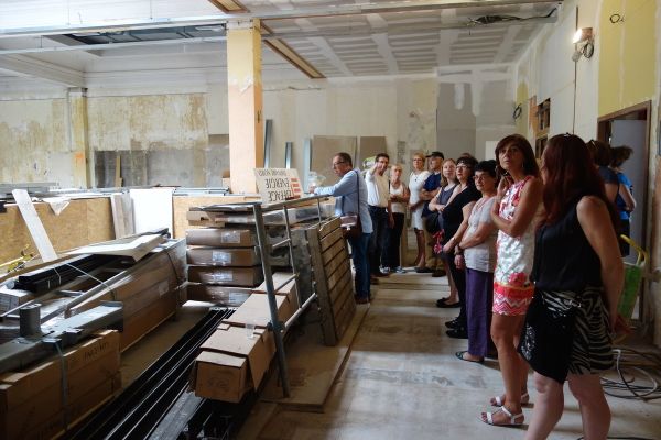 Visite des élus de la commission Culture d’Artois Comm.