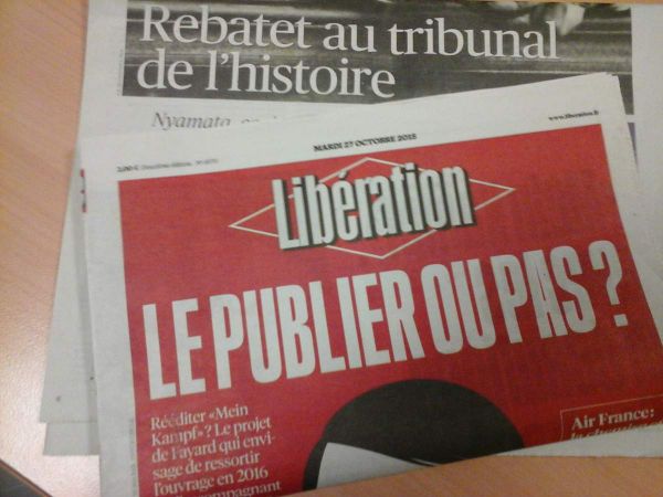 Chronique politique, élections régionales et réédition d'ouvrages fascistes...