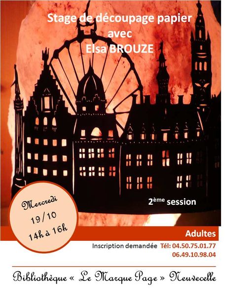 Stage de découpage mercredi 19/11/16 à Neucevelle