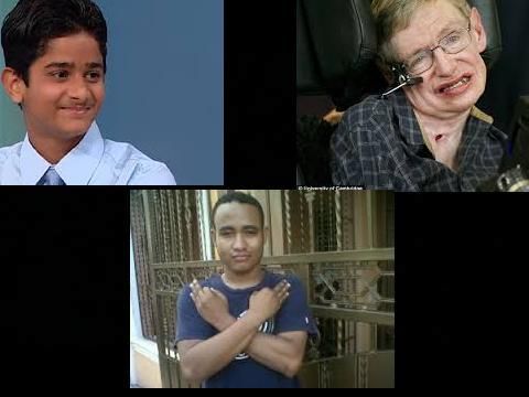 FOTO QUE MUESTRA A LAS TRES PERSONAS MAS INTELIGENTES DEL MUNDO.