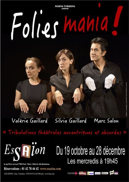 "FOLIES MANIA" au théâtre Essaïon