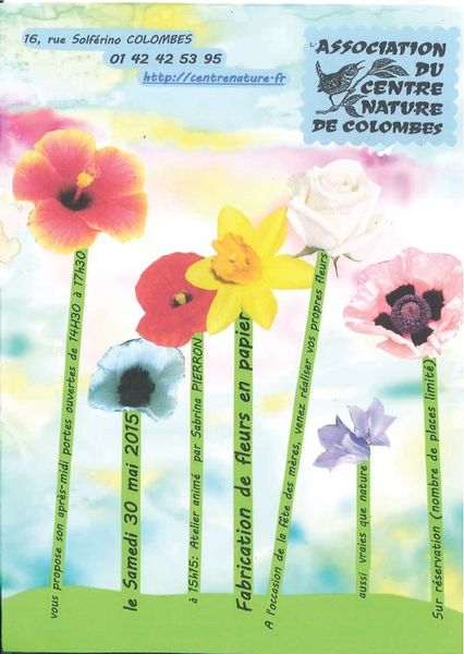 Fabrication de fleurs en papier