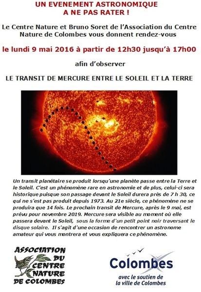 Evènement astronomique au Centre Nature !