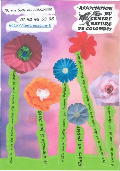 Les rendez-vous aux jardins 2016 au Centre Nature de Colombes