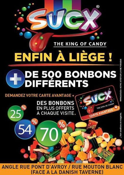 L’ouverture récente du magasin Sucx à Liège !