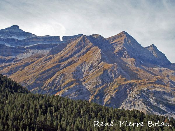 La Brèche de Roland, du refuge des Espuguettes.