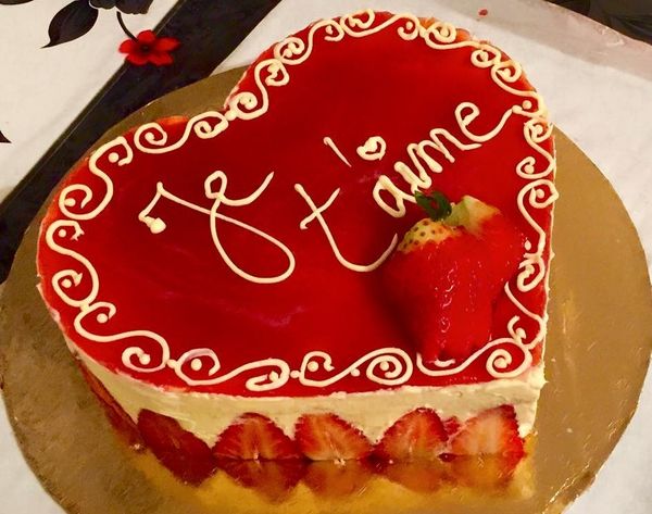 Fraisier pour chère mama