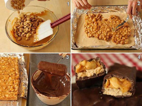 Snickers fait maison