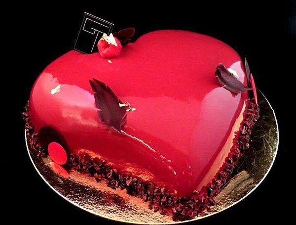 Entremets façon fraisier