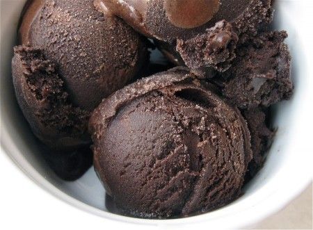 SORBET AU CHOCOLAT NOIR : TOUTE LA SAVEUR, (PRESQUE) PAS DE GRAISSE