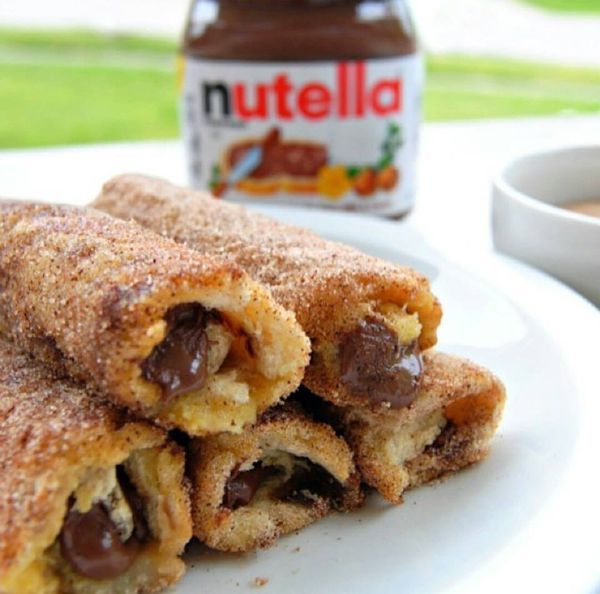 Pain perdu cannelle et nutella