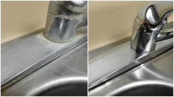 Utilisez du vinaigre - et seulement le vinaigre - pour enlever les dépôts d'eau dure.