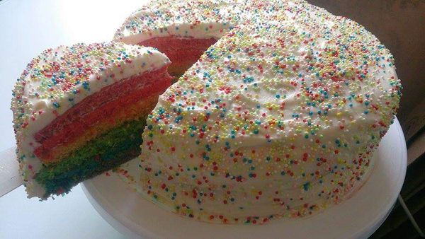 Rainbow cake