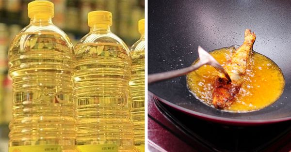 ATTENTION: CUISINER AVEC CETTE HUILE LIBÈRE DES SUBSTANCES CHIMIQUES CANCÉRIGÈNES TOXIQUES