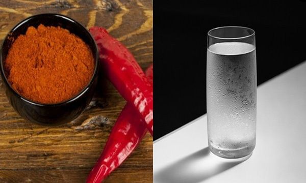 Mettez un peu de poivre de Cayenne dans un verre d'eau, et le boire! Un miracle se produit de 10 secondes