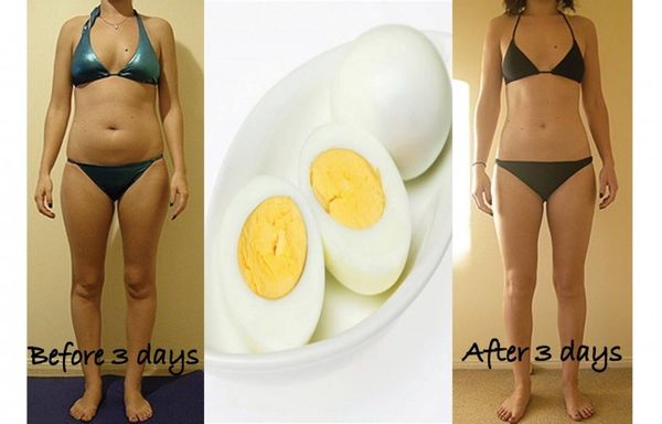 Diète incroyable avec des oeufs! Perdu 3 kg en seulement 3 jours!