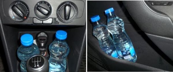 ATTENTION : NE BUVEZ JAMAIS L’EAU D’UNE BOUTEILLE OUBLIÉE DANS VOTRE VOITURE