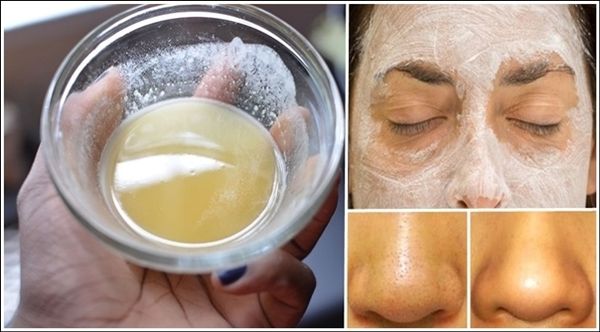 Ceci est le meilleur Masque : Mélanger bicarbonate de soude et de citron