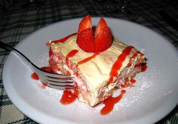 Tiramisu fraise facile