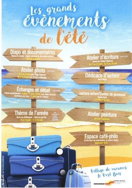 Eté 2016 : les grands évènements au village de Vacances le Vert Bois