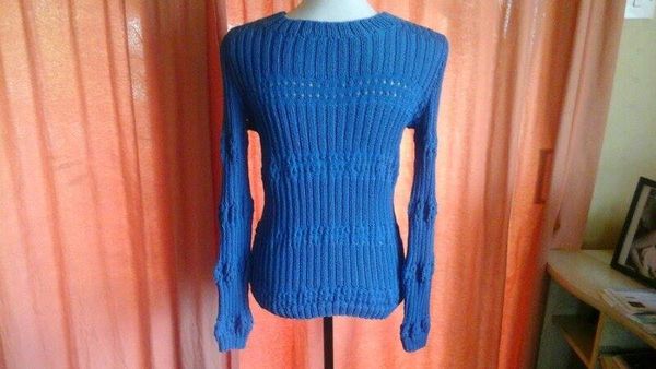 Pull en coton long
