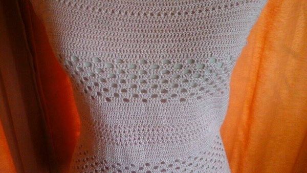 Débardeur au crochet