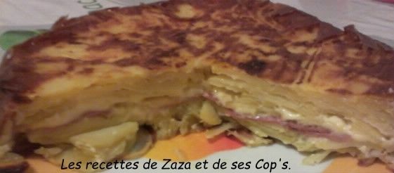 Gâteau invisible à la raclette