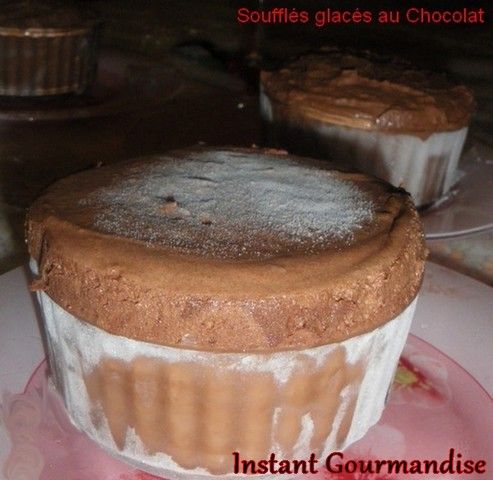 Soufflés glacés au Chocolat