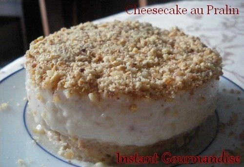 Cheesecake au Pralin