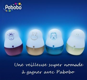 Test veilleuse super nomade Pabobo + concours (résultat mis a jour à la fin de l'article)