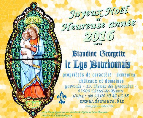 Mes vœux pour le Lys bourbonnais