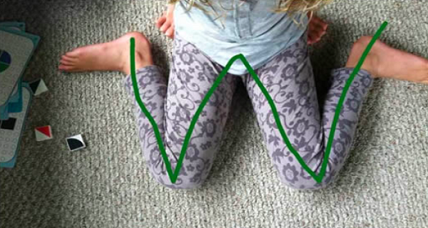 Si vous voyez votre enfant assis dans cette position, Arrêtez tout de suite!
