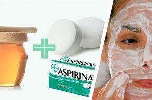 POUR LA PEAU SANS CICATRICES, SPOTS ACNE OU ESSAI CE PEELING FAIT AVEC ASPIRIN