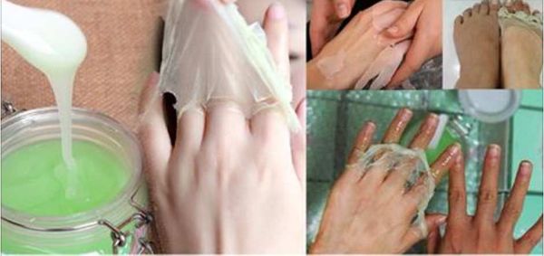 Nuit Masque de beauté pour réveiller jolie comme une princesse: la main et les pieds éclaircissant Gel