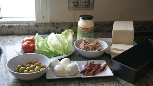 gâteau facile sandwich au thon pain( video)
