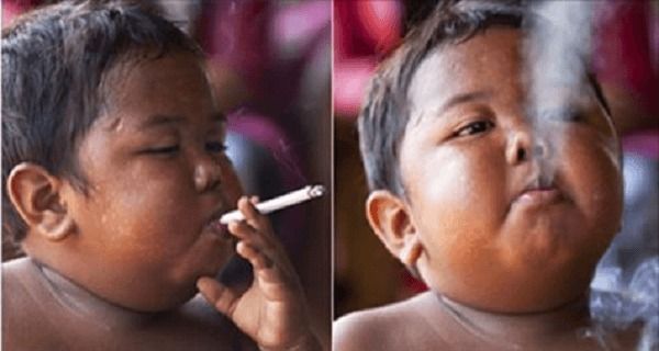 Un enfant en bas âge de l'Indonésie est allé virale après que ses parents ont révélé qu'il fumait plus de 40 cigarettes par jour.
