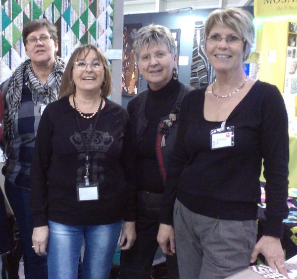 De gauche à droite : Christine, Marie Claire, Mireille et Christianne