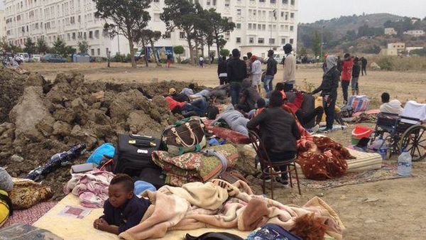 Migrants expulsé des maisons de boukalef