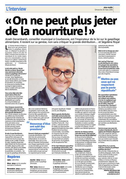 Arash Derambarsh "La faim justifie les moyens"