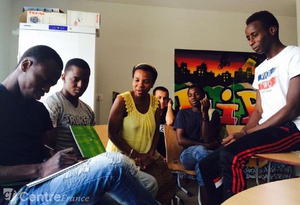 "Ils viennent d'Afghanistan, du Mali ou de Guinée Conakry... Le melting-pot est fait de chocs culturels et d'histoires personnelles indicibles" - Photo : La Montagne