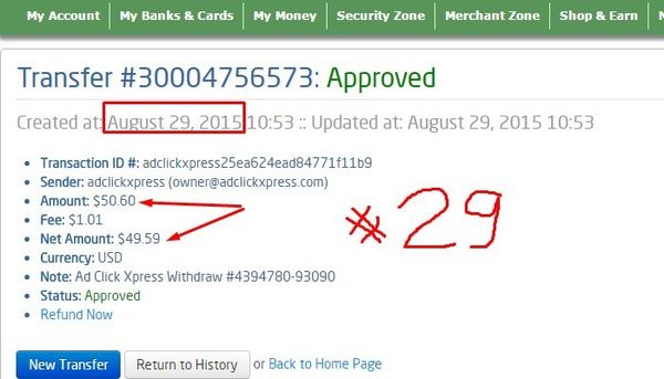 ACX definitely paying – no scam here..