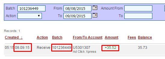 ACX- My Withdrawal Proof #35