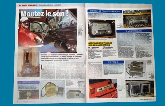 Autoradio et collection : un excellent dossier à lire dans "La Vie de l'Auto"…